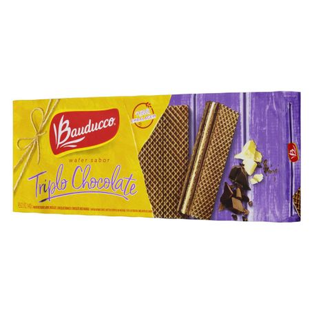 WAFER BAUDUCCO RECHEADO TRIPL CHOC 140G 360-1