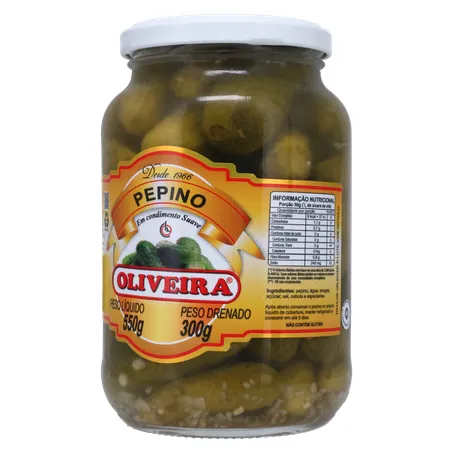 PEPINO OLIVEIRA VD -300G TRADICIONAL 360-3