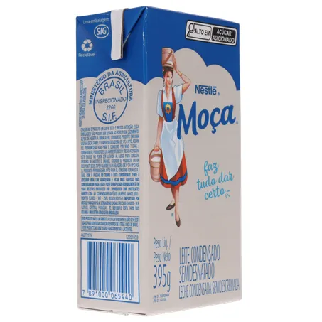 ⭐︎moca⭐︎ Leite Condensado Moça Zero Lactose Caixinha 395g | Prezunic