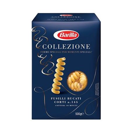 Massa barilla grano duro fusilli bucati corti n292 500g