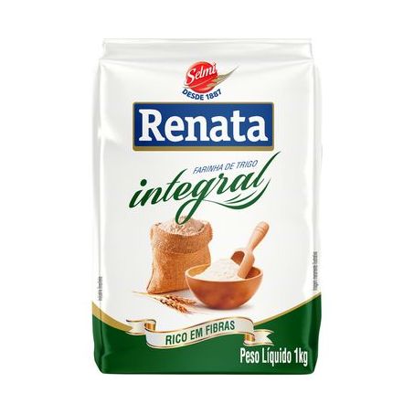 Farinha de trigo integral renata 1kg