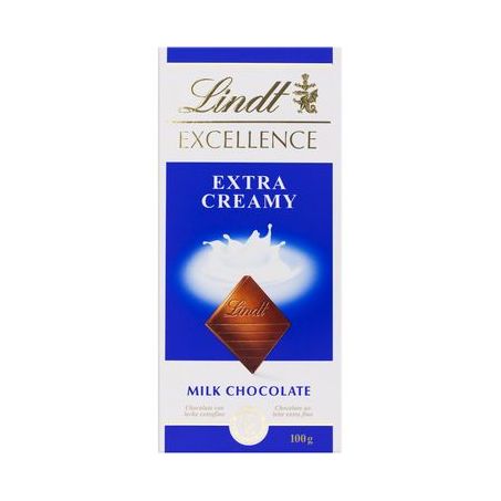 CHOCOLATE LINDT 100G EXCELLENCE EXTRA CREAMY