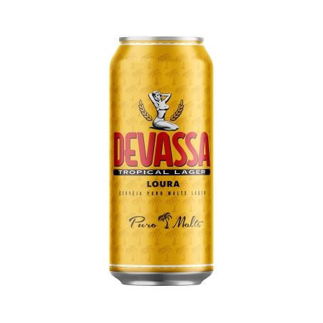 Cerveja Nacional Devassa Loura Lata 473ML