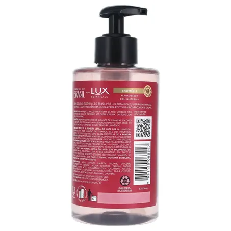 Sabonete Líquido Lux Botanicals Mão Revit Oleo de Bromélia Cop Pump 300Ml 360-18
