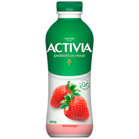 Iogurte liquido activia morango 800g