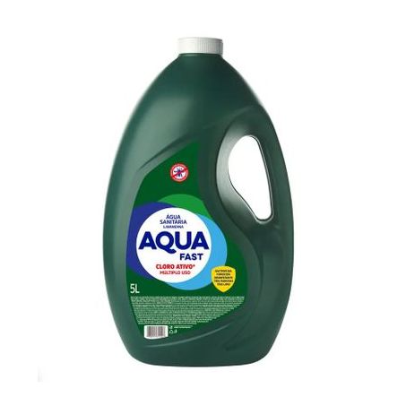Água sanitária aquafast cloro ativo 5l