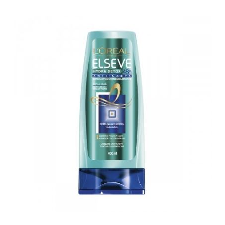 Condicionador Elseve Hydra Detox Anti-caspa 48h Embalagem 400ML