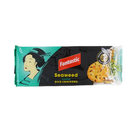 BISCOITO CHIPS ARROZ FANTASTIC ALG MARINHA 100G