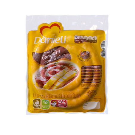 LINGUICA DANIELI 800G CAMPEIRA/QUEIJO