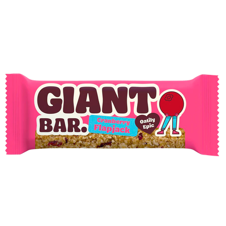 Barra De Cereal Giant Bar Aveia E Cranberry 90g




