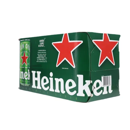 Cerveja Lager Heineken Puro Malte Lata 269ml - Pacote com 8un - 2.1lt 360-5