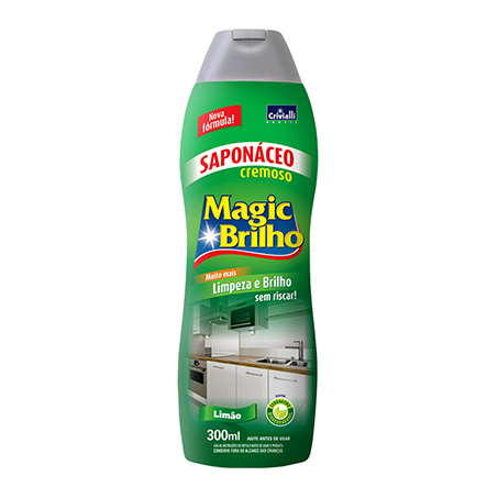 Saponaceo Magic Brill Cremoso 300ml Limao