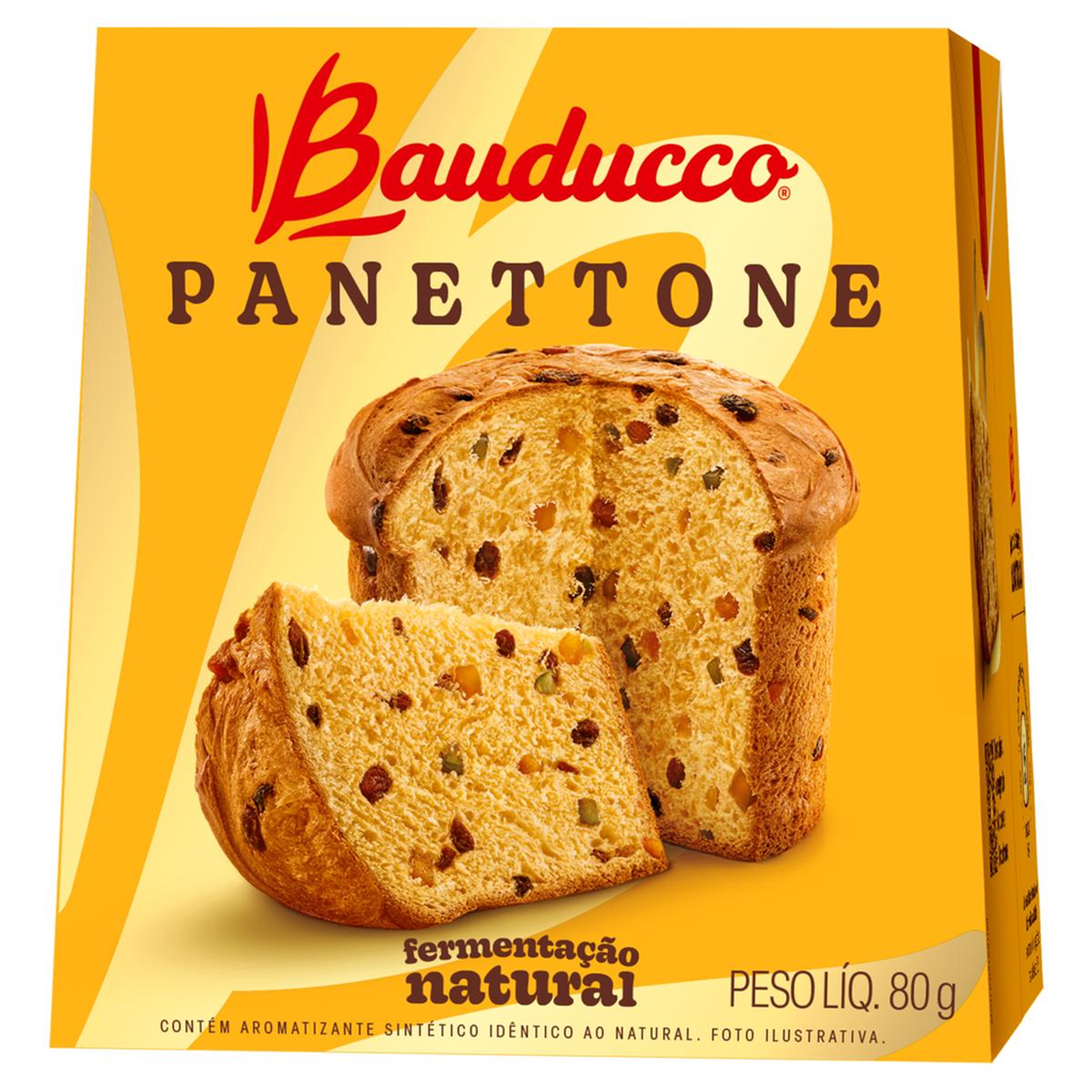 Panettone Bauducco 80g - Mini - Frutas