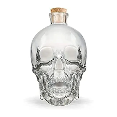 LICOREIRA YAZI VIDRO CAVEIRA 400ML