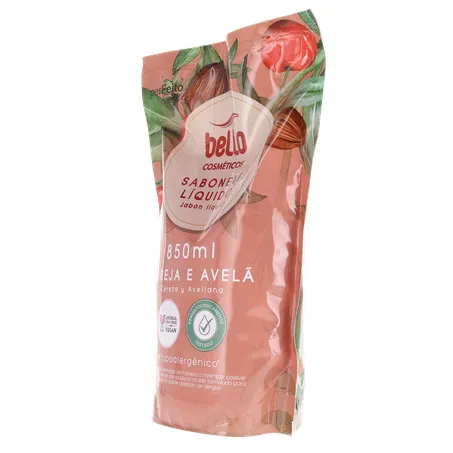 Sabonete liquido bello cereja-avela ref850ml 360-4