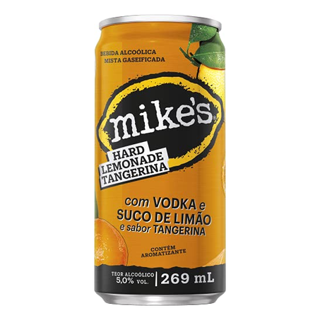BEBIDA ALCOÓLICA MISTA GASEIFICADA MIKE'S HARD LEMONADE TANGERINA