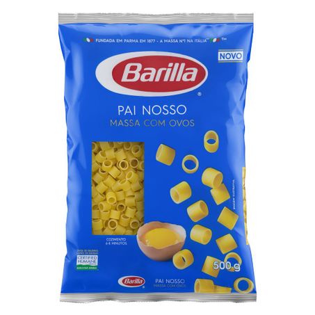 Macarrão com ovos pai nosso barilla