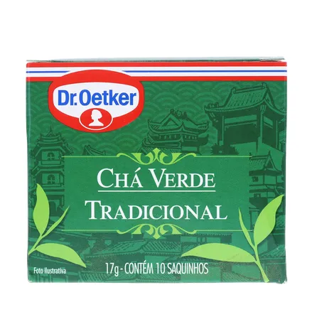 CHÁ DR OETKER VERDE TRADICIONAL SAQUINHO 10UN 360-0