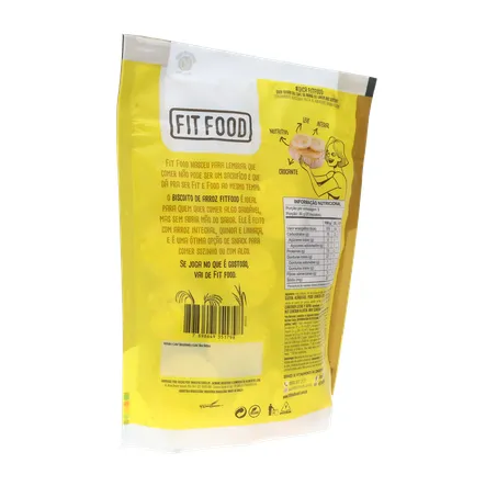 Biscoito de Arroz Fit Food Quinda Integrais e Linhaça Sachê 90gr 360-15