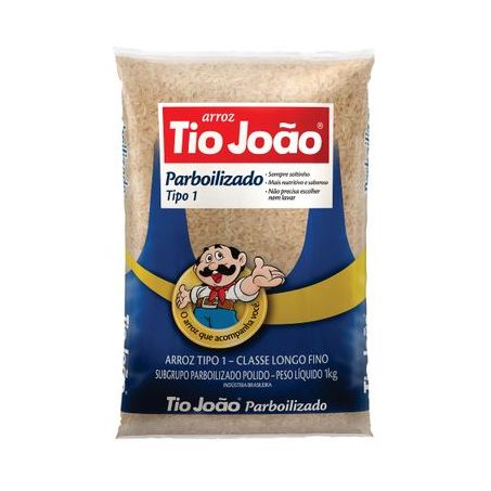 Arroz Parboilizado Tipo 1 Tio João 1kg