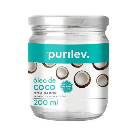 ÓLeo de Coco Purilev Vidro 200ML