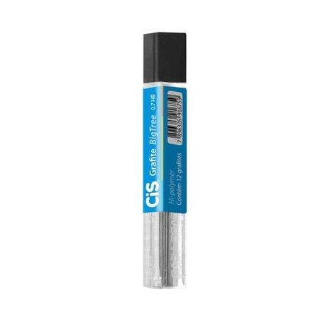 GRAFITE 0,7MM 2B TUBO C/12UN CIS