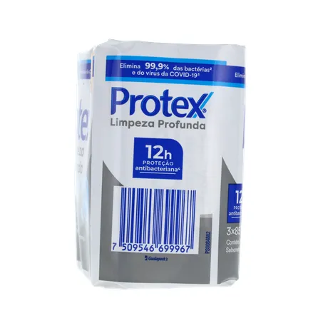 SABONETE PROTEX 85G C/3 LIMPEZA PROFUNDA 360-3