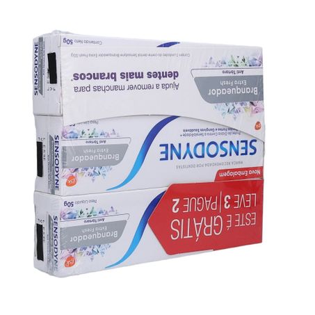 Creme Dental Sensodyne 50g Lv3 Pg2 Branqueador Extra Fresh 360-14