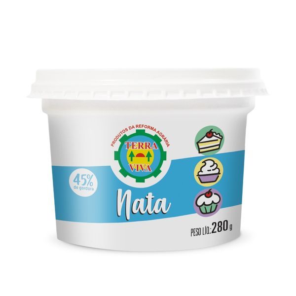 Nata Terra Viva Pasteurizada Pote 280g | Alvorada Max Supermercado