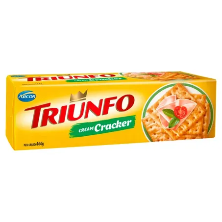 Biscoito arcor triunfo 164g cream cracker