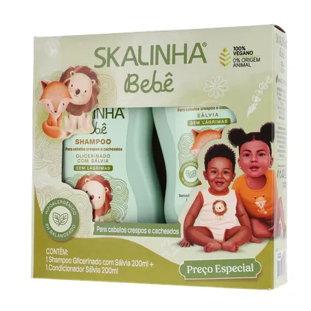 Kit shampoo + cond skalinha salvia 200ml 360-2