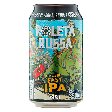 Cerveja Roleta Russa Easy IPA Lata 350ml