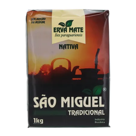 Erva mate sao miguel nativa 1kg