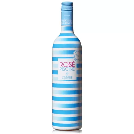 Vinho piscine 750ml stripes rose suave