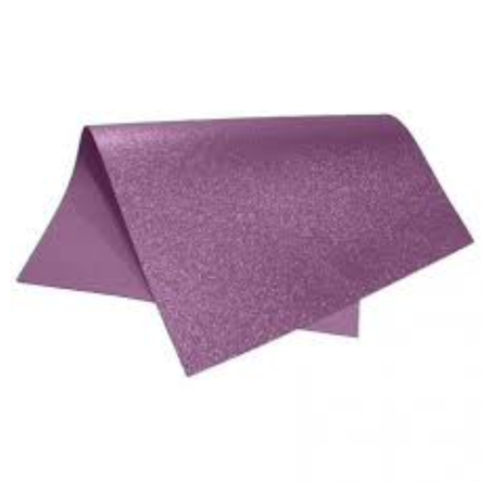 Esc placa e.v.a gliter lilas 40x60 2mm