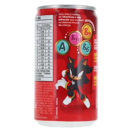 Bebida baly kids sonic morango 220ml 360-24