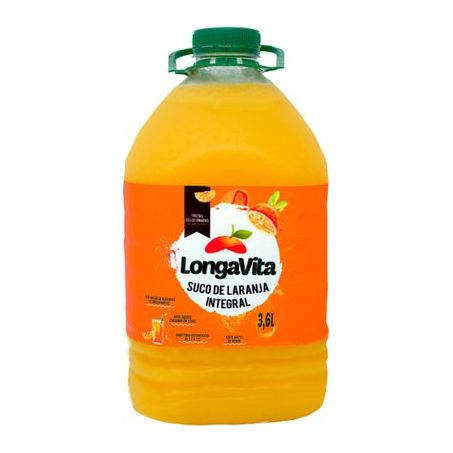 Suco longavita 3lt. laranja integral
