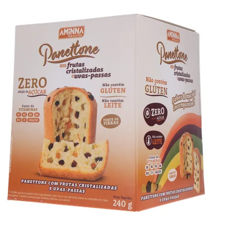 PANETTONE AMINNA S/GLÙTEN 240G 360-3