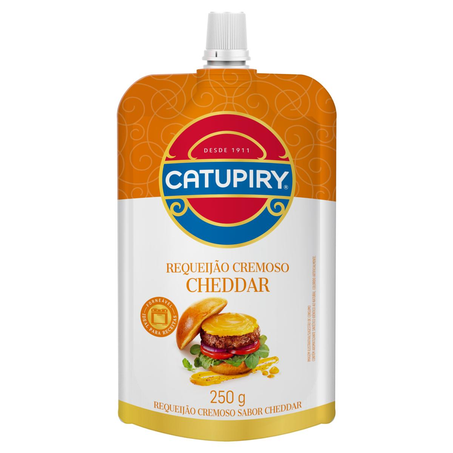 Requeijão Catupiry 250g - Cheddar - Pouch