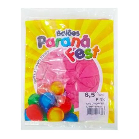 Balao parana n9 pink c/50