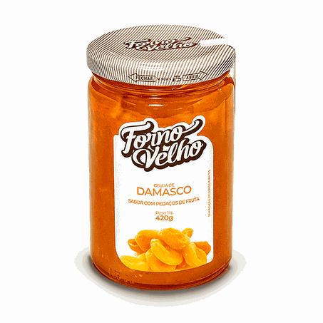 Geleia de damasco forno velho 420g