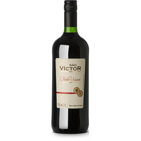 Vinho São Victor 1 Litro - Tinto Suave