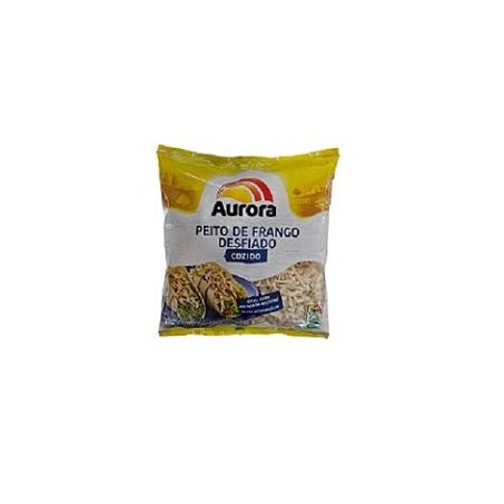 Peito de frango aurora cozido desfiado 360g