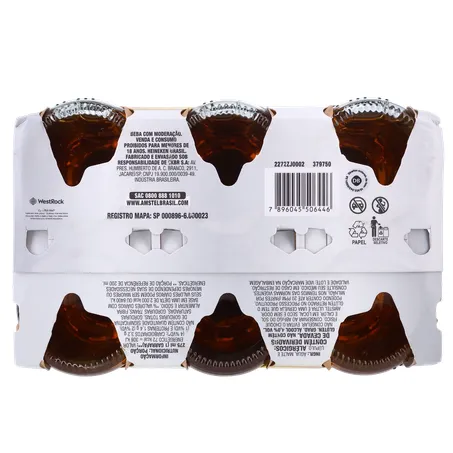 Cerveja amstel puro malte ln pack 6 275m 360-5