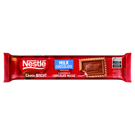 Biscoito Recheado Nestlé Chocolate Pacote 78gr