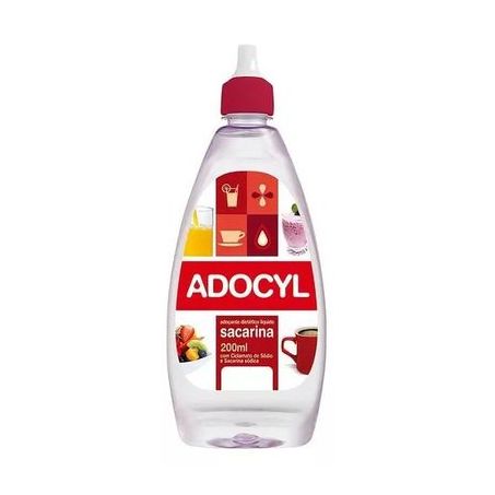 Adoçante Dietético Líquido Adocyl Sacarina Frasco 200ml