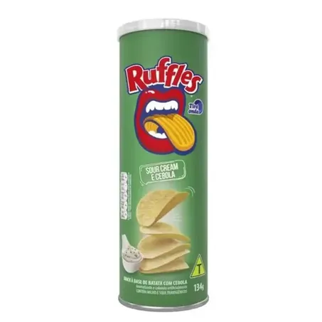 BATATA RUFFLES SOUR CREAM 134G
