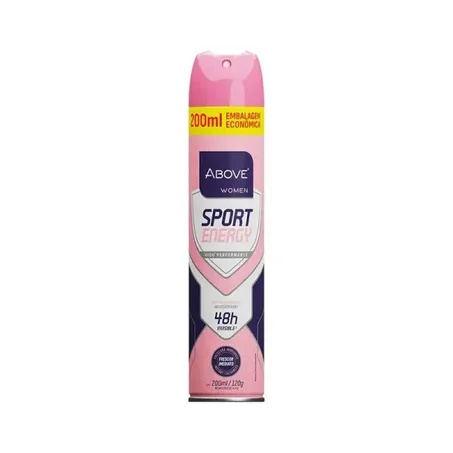 Desodorante Above Women Sport Energy Aerossol 200ml 
 