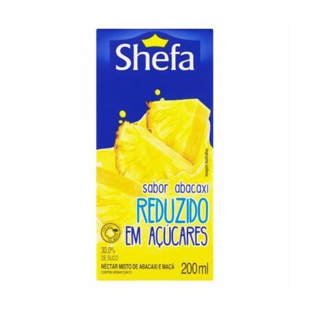 NECTAR MISTO DE FRUTA SHEFA 200ML ABACAX