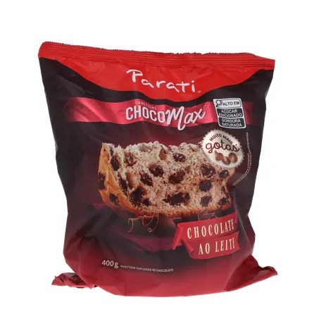 Panettone Parati Choco Max Ao Leite Sache com 400G 360-35